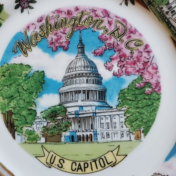 Commemorative Washington D.C. Plate - Picture 3 of 5